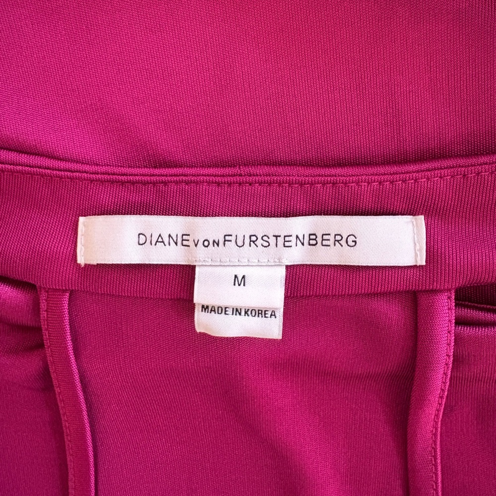 Diane Von Furstenberg Fuchsia Sleeveless Blouse - Picture 3 of 9